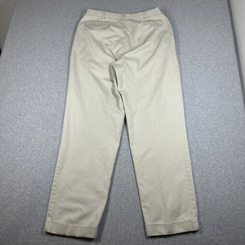 Vintage Polo Ralph Lauren Hammond Pant Double Pleated Cuffed Men's 36X34 Preppy
